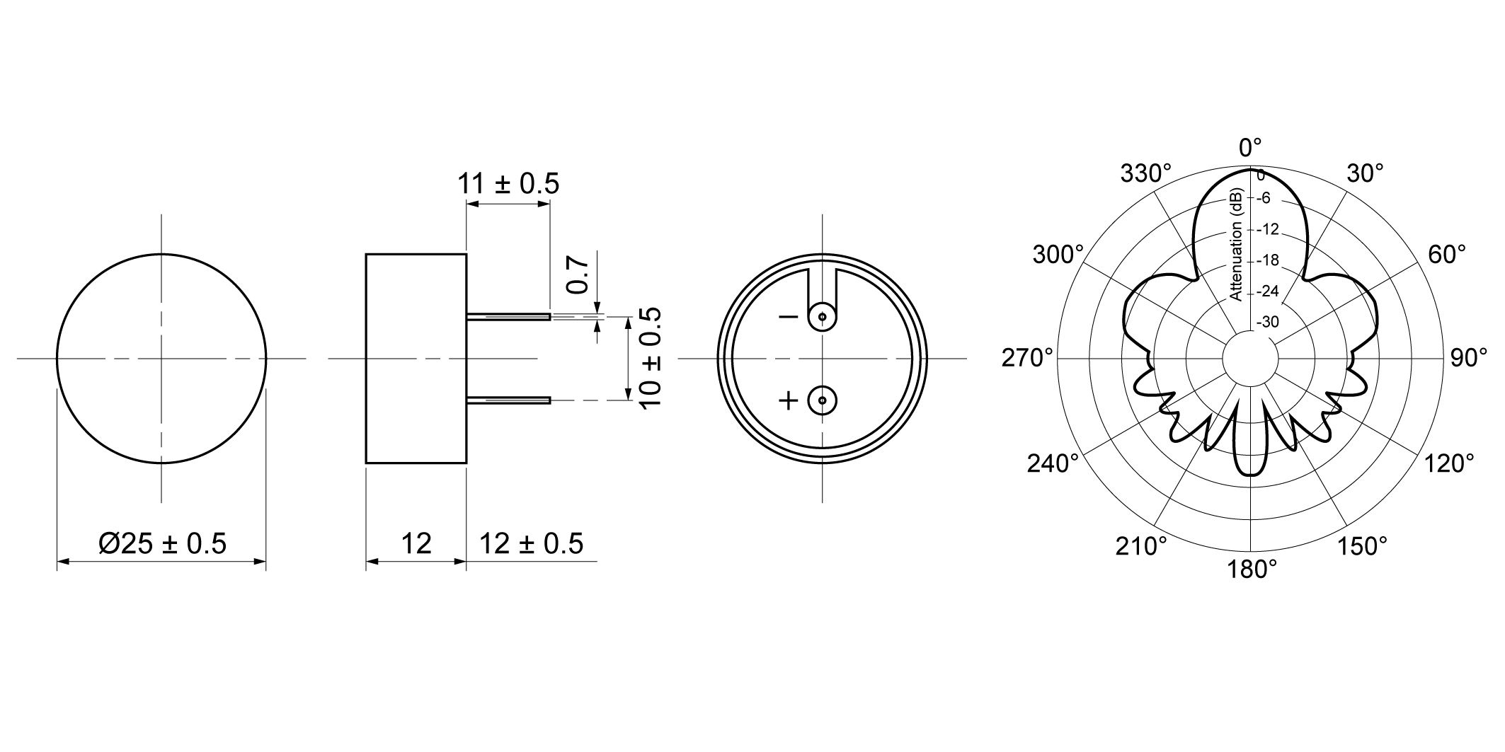 UC25-R25ASP Mechanical Drawing